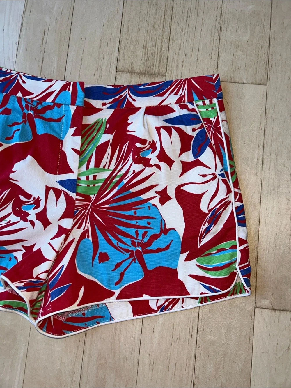 J. Crew Women’s Cotton Faille Shorts in Paradise Floral Size 10